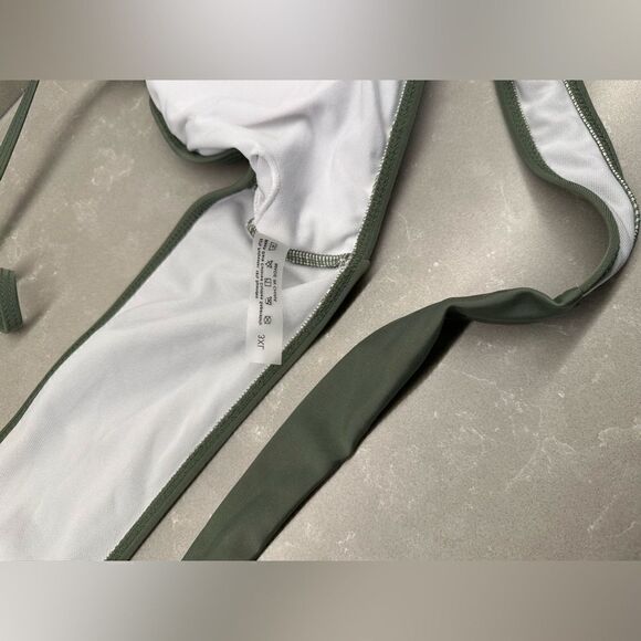 Green bikini set - NWOT - Picture 8 of 9